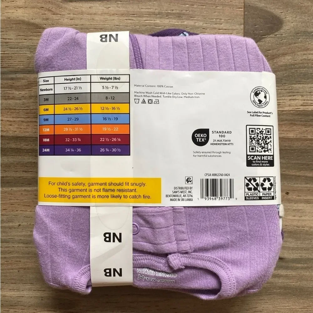 Members Mark size newborn